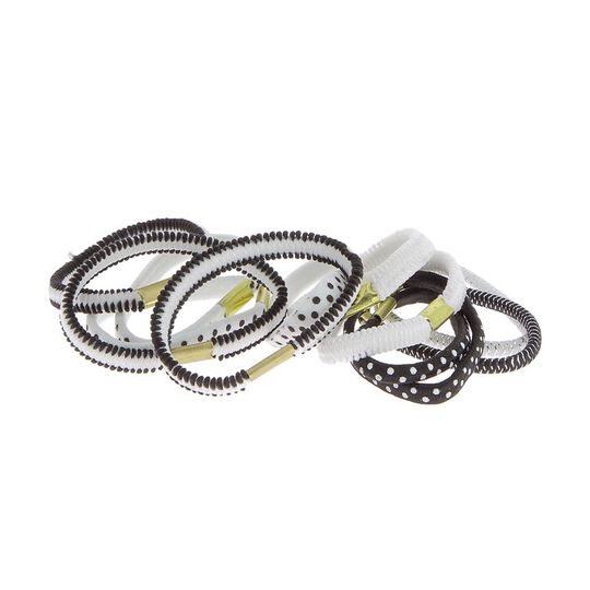 Elastiques m&eacute;tal &agrave; motifs X 12