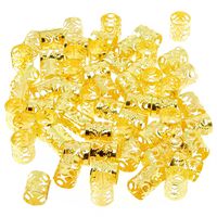 Anneaux bijoux cheveux doré petit modèle,  Anneaux bijoux cheveux doré petit modèle
