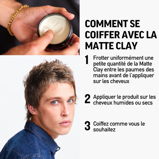 Cire coiffante Matte Clay