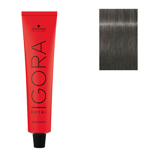Coloration permanente Igora Royal 6-12 blond fonc&eacute; cendr&eacute; iris&eacute;