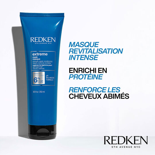 Masque fortifiant Extreme pour cheveux ab&icirc;m&eacute;s