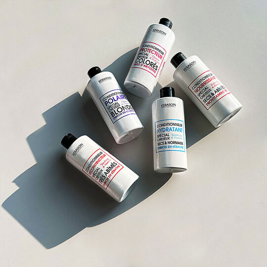 Conditionneur protecteur pour cheveux colorés