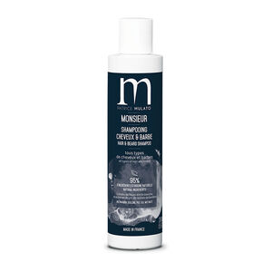 Shampooing cheveux et barbe Monsieur,  Shampooing cheveux et barbe Monsieur