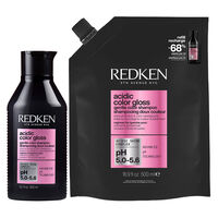 Shampooing doux couleur Acidic Color Gloss 300ml + recharge 500ml