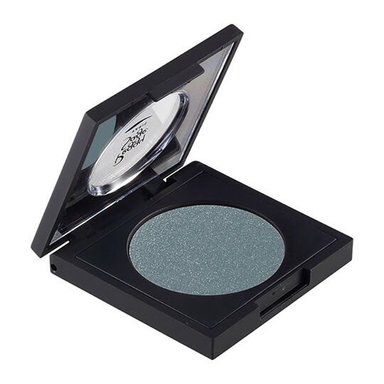 Ombre à paupières gris bleu irisé