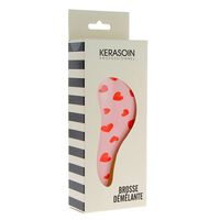 Brosse &agrave; cheveux d&eacute;m&ecirc;lante c&oelig;urs