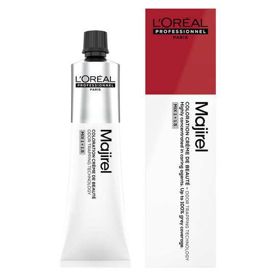Coloration cr&egrave;me de beaut&eacute; Majirel 5.6 ch&acirc;tain clair rouge
