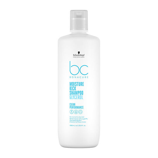 Shampooing hydratant cheveux normaux &agrave; secs ou boucl&eacute;s BC Moisture Kick 1000ml