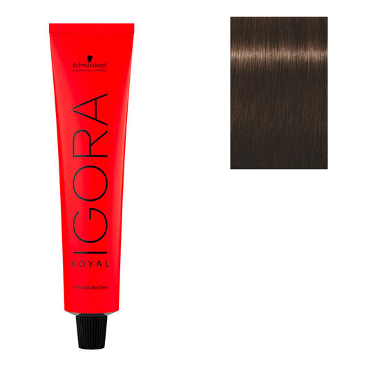 Coloration permanente Igora Royal 4-65 ch&acirc;tain chocolat dor&eacute;