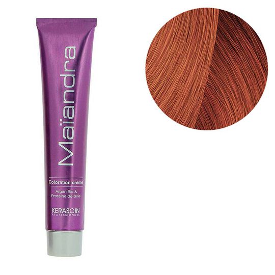 Coloration permanente Maïandra 7.44 blond cuivré intense