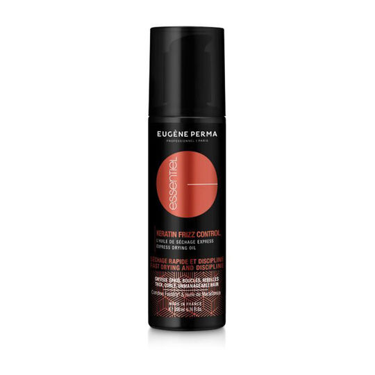 Huile de séchage Essentiel Keratin Frizz Control,  Huile de séchage Essentiel Keratin Frizz Control