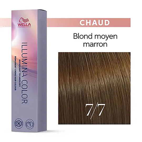 Illumina color 7/7 blond marron