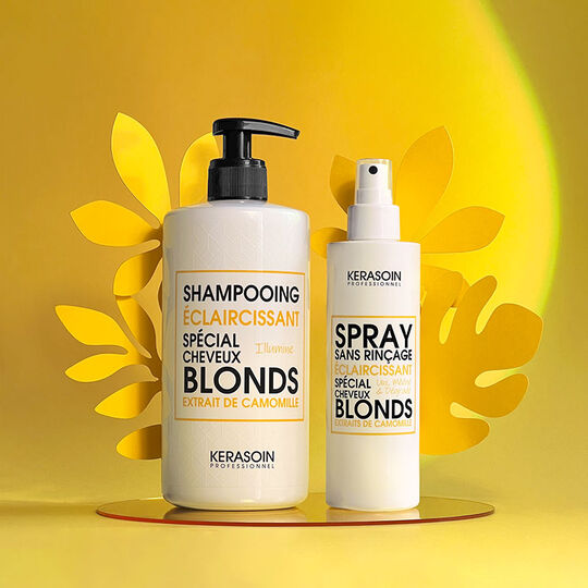 Shampooing &eacute;claircissant sp&eacute;cial cheveux blonds