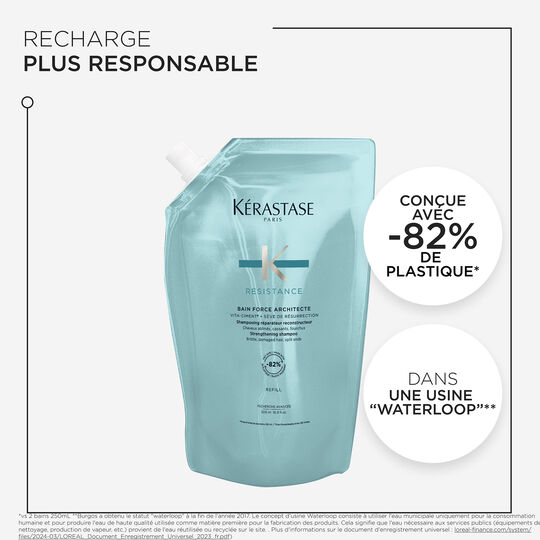 Bain Force Architecte R&eacute;sistance recharge 500 ml