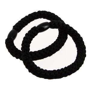 &Eacute;lastiques tiss&eacute;s sans m&eacute;tal noir