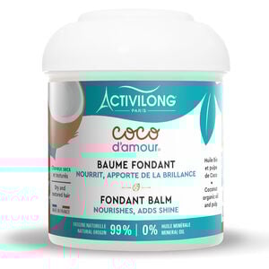 Baume fondant cheveux secs et texturés Coco d'amour,  Baume fondant cheveux secs et texturés Coco d'amour
