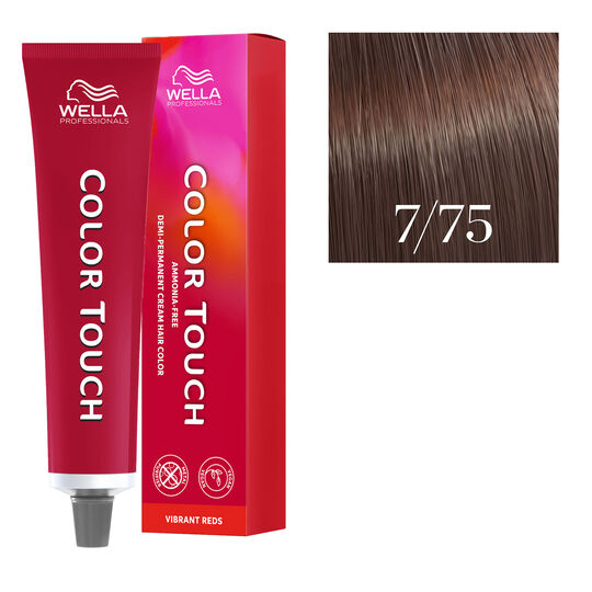 Coloration semi-permanente Color Touch 7/75 blond marron acajou