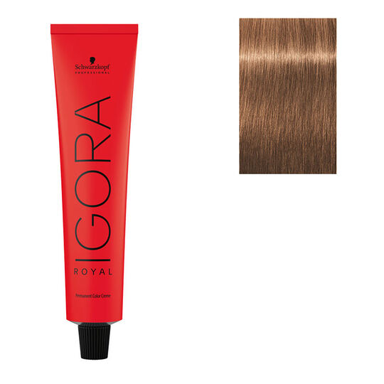Coloration permanente Igora Royal 7-65 blond chocolat doré