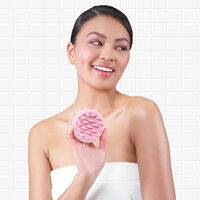 Brosse de massage rose