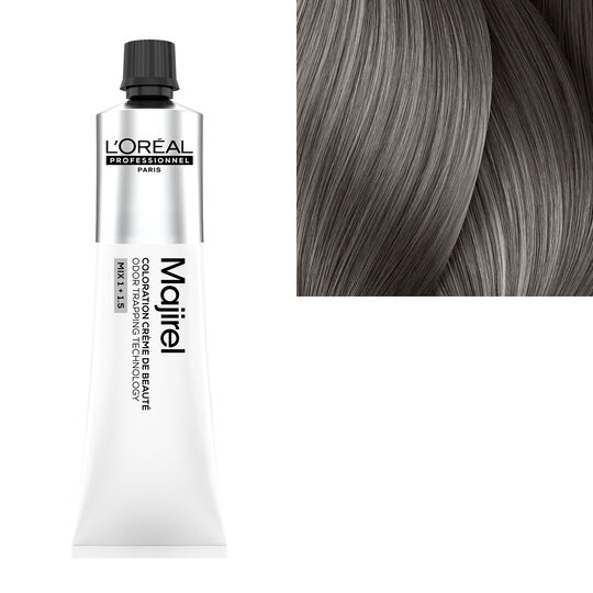 Coloration cr&egrave;me de beaut&eacute; Majirel 8.11 blond clair cendr&eacute; profond