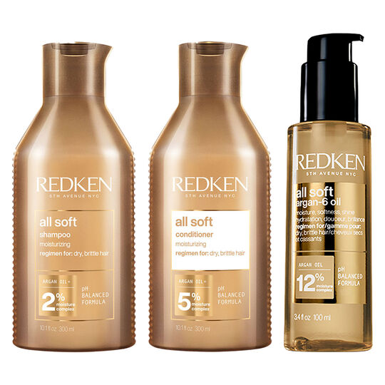 Le rituel hydratant cheveux secs et r&ecirc;ches All Soft