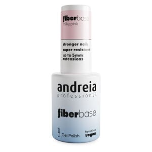 Vernis semi permanent Fiber Base milky pink