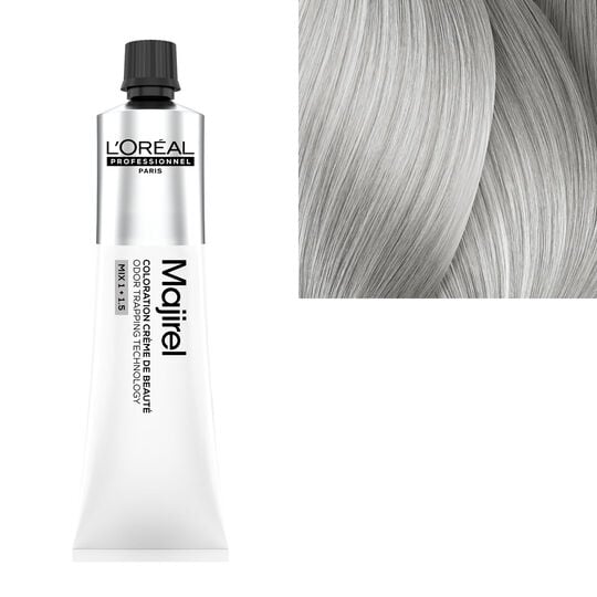 Coloration cr&egrave;me de beaut&eacute; Majirel 10.1 blond tr&egrave;s tr&egrave;s clair cendr&eacute;