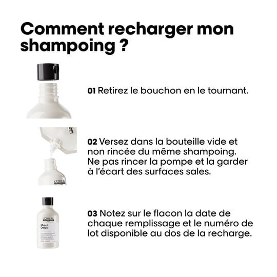 Shampooing Metal Detox recharge 500ml