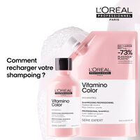 Shampooing cheveux color&eacute;s Vitamino Color recharge 500ml