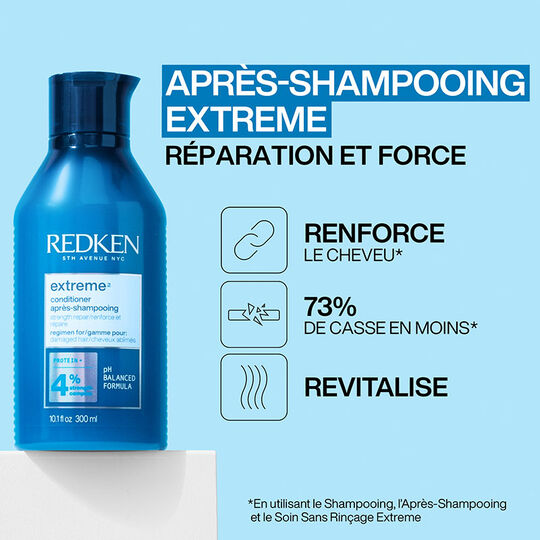 Apr&egrave;s shampooing fortifiant Extreme pour cheveux ab&icirc;m&eacute;s