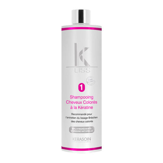 Shampooing pour cheveux color&eacute;s &agrave; la k&eacute;ratine K-Liss