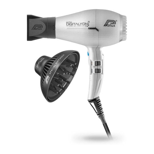 S&egrave;che-cheveux Digitalyon et son diffuseur Magic Sense argent