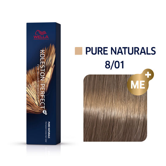 Coloration permanente Koleston Perfect Me+ 8/01 blond clair naturel cendr&eacute;