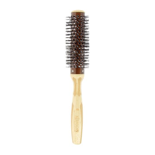 Brosse à brushing céramique et bois 25 mm,  Brosse à brushing céramique et bois 25 mm