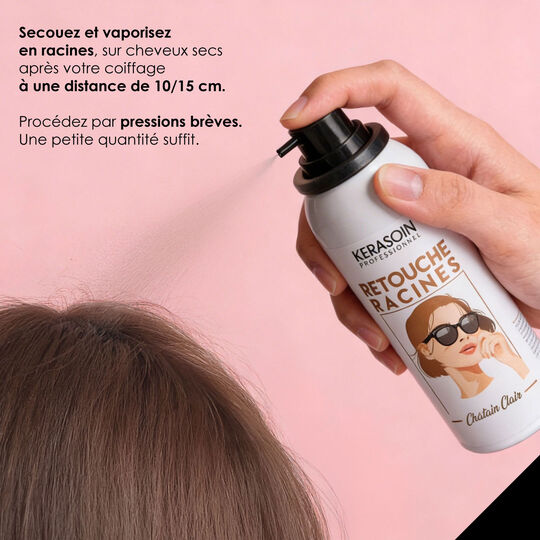 Spray retouche racines Ch&acirc;tain Clair