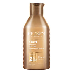Shampooing hydratant pour cheveux secs et sensibilis&eacute;s All Soft 300 ml