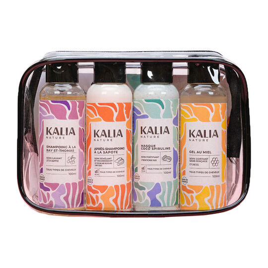 Trousse de voyage cheveux textur&eacute;s