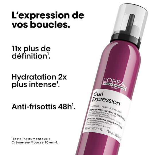 Crème en mousse Curl Expression - Définition des boucles