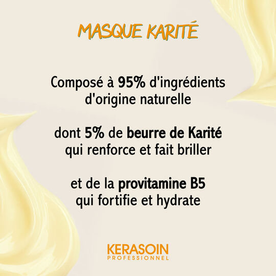 Masque capillaire au beurre de karit&eacute; 750ml