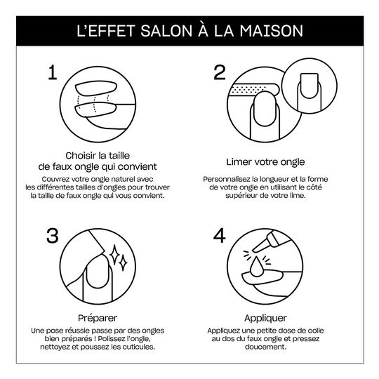 Faux ongles xpress/on bubble gum