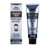 Coloration pour homme cheveux & barbe 5.1 châtain clair