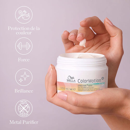 Masque restructurant Structure+ pour cheveux color&eacute;s Color Motion+
