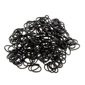 Mini &eacute;lastiques caoutchouc lot de 240 noir