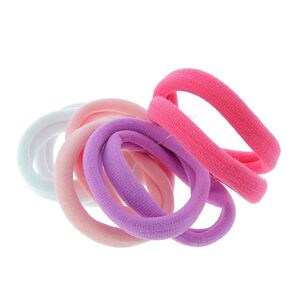 Lot élastiques mousse blanc rose violet,  Lot élastiques mousse blanc rose violet