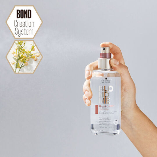 Spray baume l&eacute;ger pour cheveux blonds fins &agrave; normaux Blondme