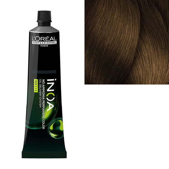 Coloration sans ammoniaque Inoa 6.3 blond fonc&eacute; dor&eacute;