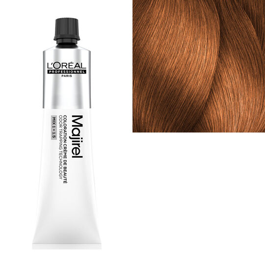 Coloration crème de beauté Majirel 8.34 blond clair doré cuivré