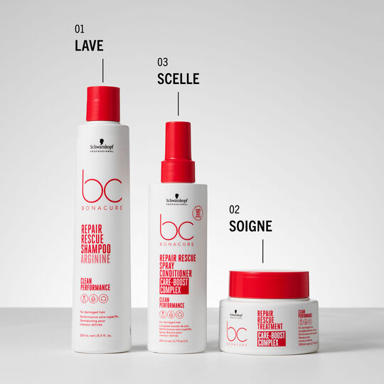 Masque pour cheveux ab&icirc;m&eacute;s BC Repair Rescue 200ml