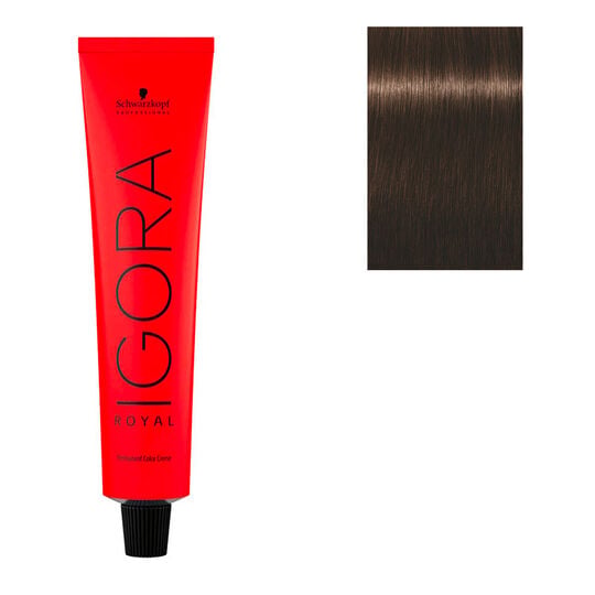 Coloration permanente Igora Royal 4-65 ch&acirc;tain chocolat dor&eacute;
