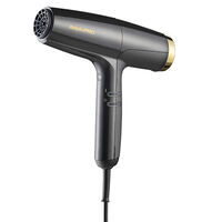 S&egrave;che cheveux Falco gris m&eacute;tallis&eacute; et or